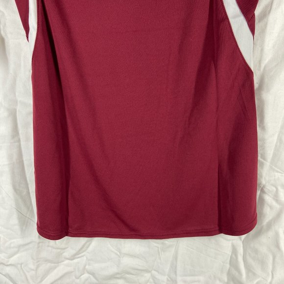 Nike | Tops | Nike Drifit Womens Dark Red Volleyball V Neck Jersey Size ...